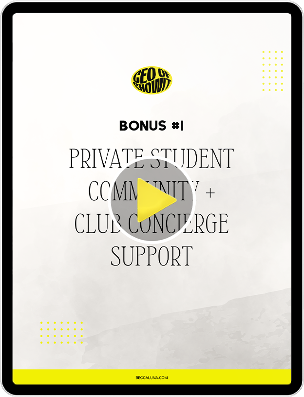 Private student community and club concierge support